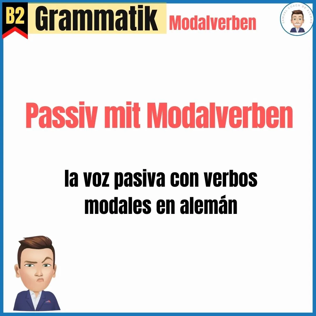 Passiv con verbos modales en alemán: estructura y ejemplos claros